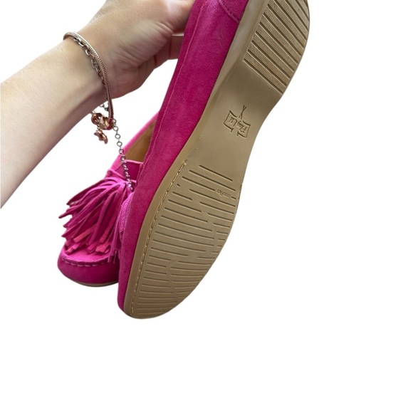 FLAG LTD Pink Fringe Loafers SIZE 7.5 - Picture 8 of 14